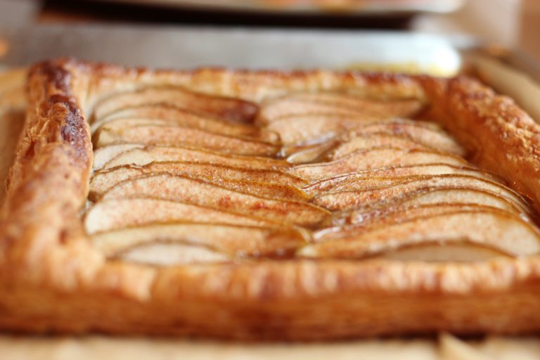 Puff Pastry Pear Tart